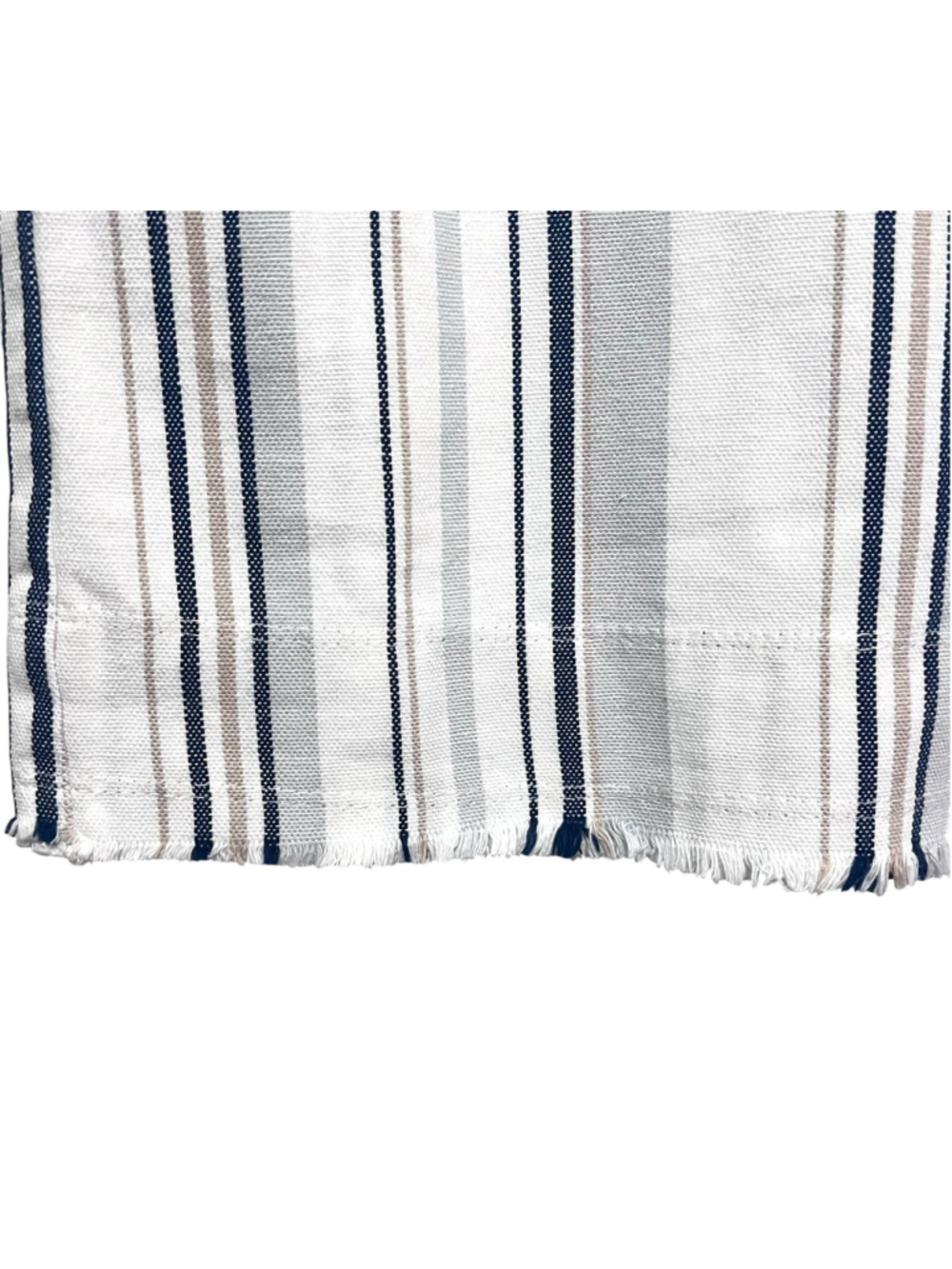 Velvet by Graham & Spencer Womens Dress Small Blue White Striped Lace Up Coastal - Picture 5 of 5